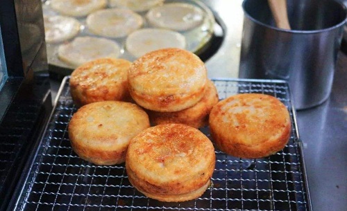 芝本香酥鸡蛋汉堡